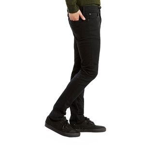 Levi's 510 Black Twill Skinny Jeans